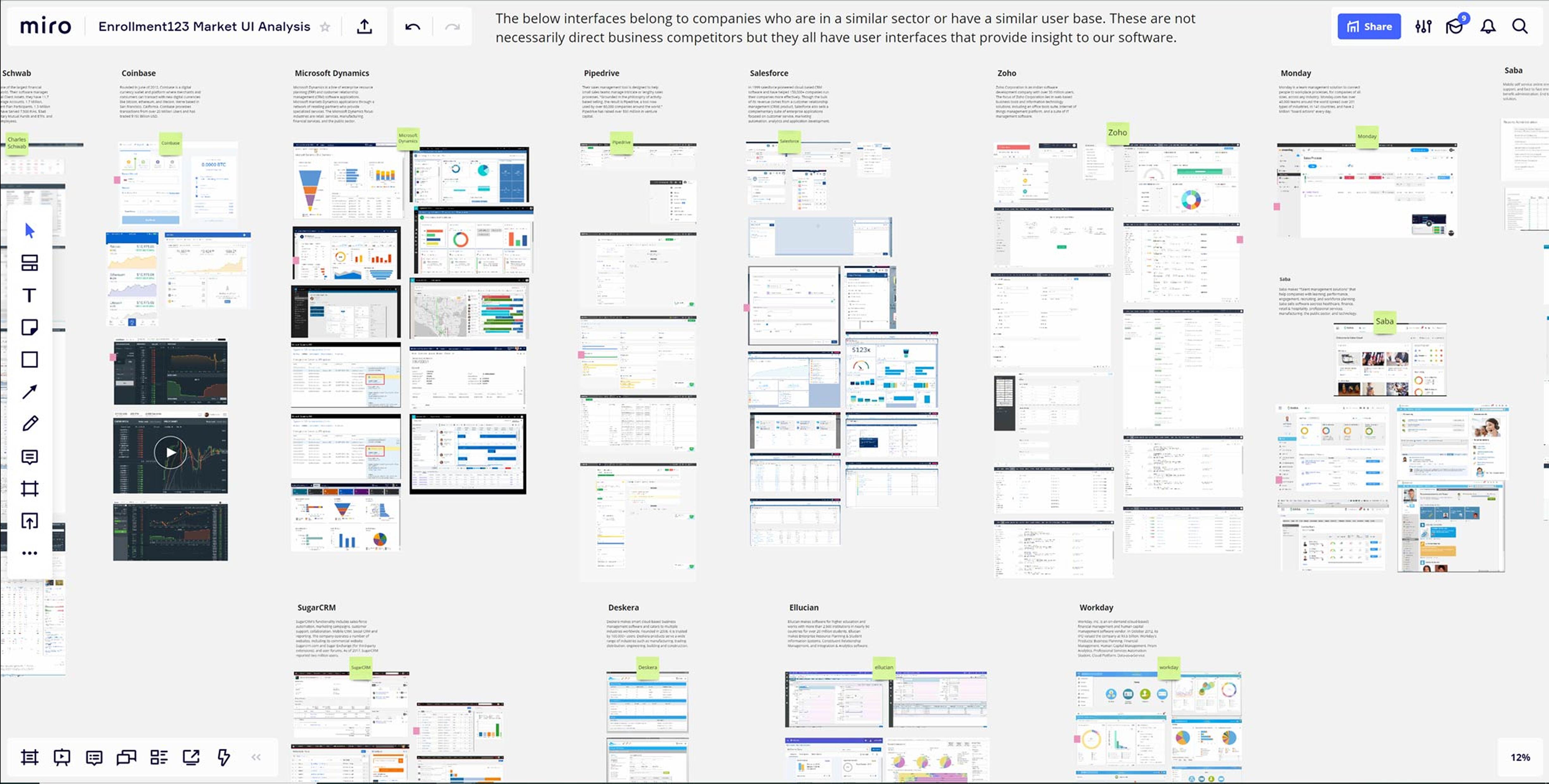 For Enrollment123 this Market UI Analysis focused on the component architecture and visualizations in the competitive landscape. This led the design and development of the design system which modernize their application, ultimately processing billions in transactions.