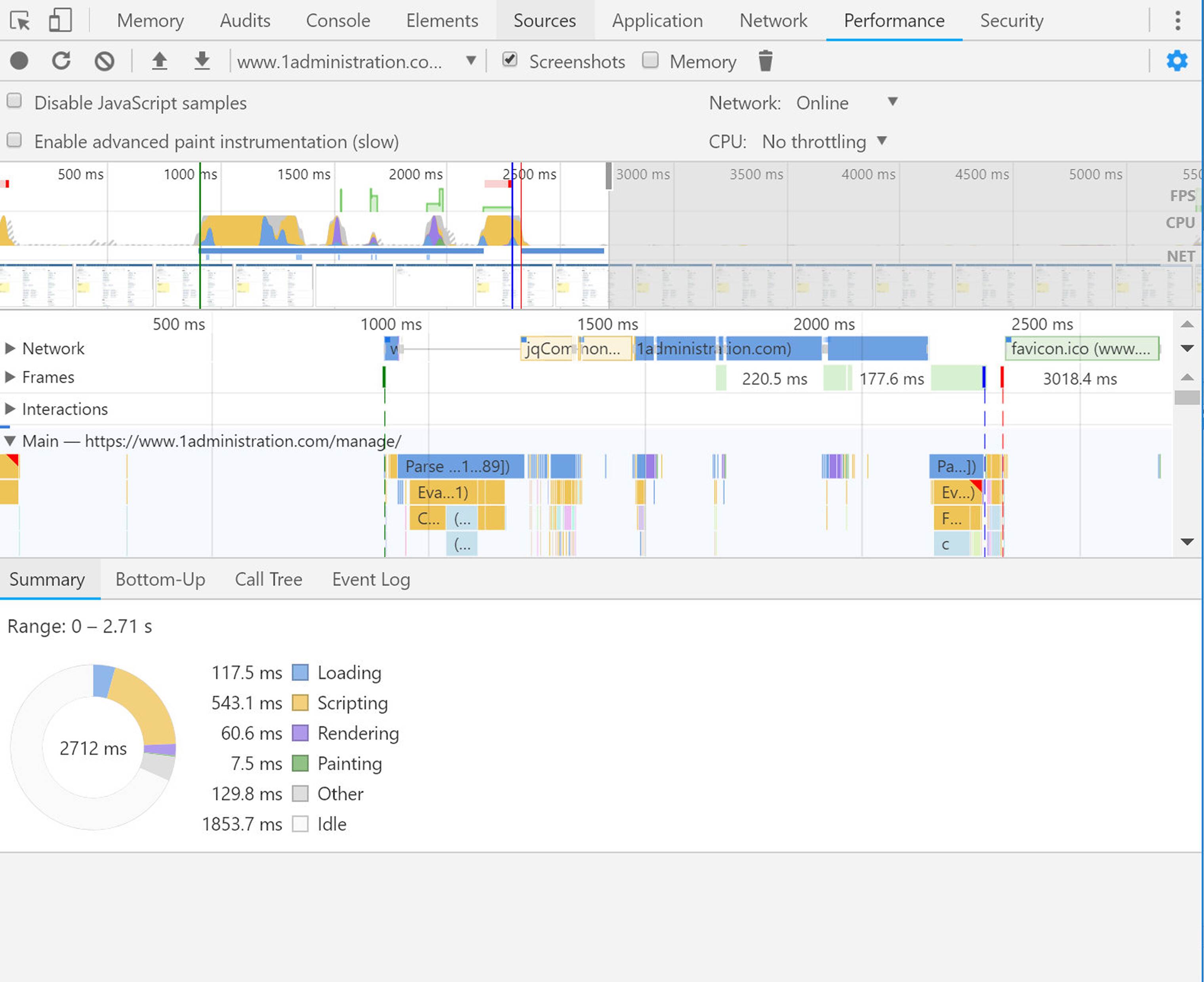 Performance analysis is often part of research, especially when improving an existing application. Here we were tracking down a 2 second delay in loading a component.