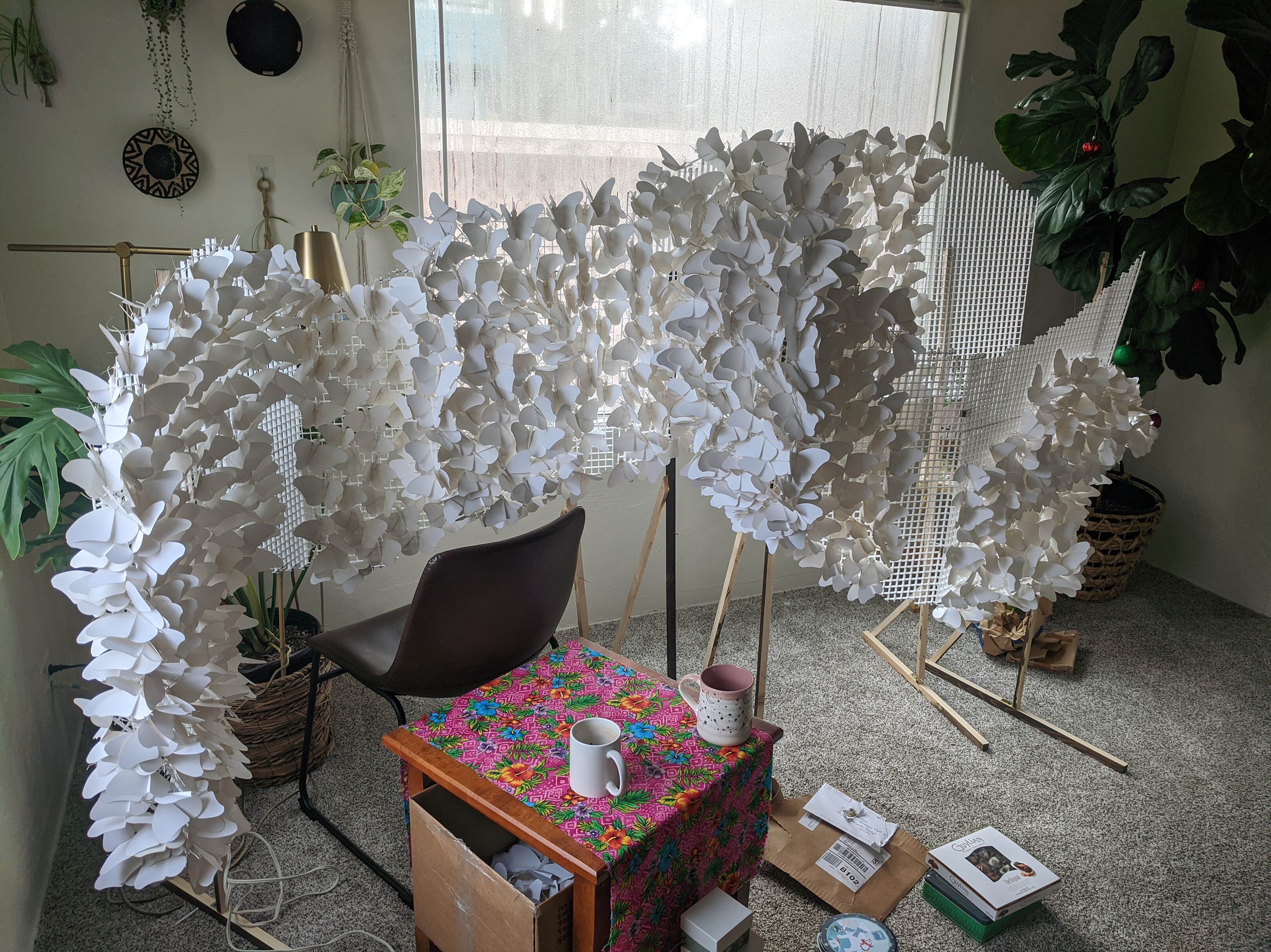 Building the sculpture