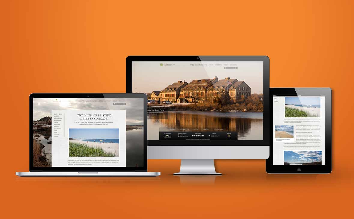 Weekapaug Inn Website Design Mockup